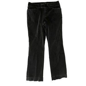 Polo Jeans Company Womens 10 Black Velvet Pants